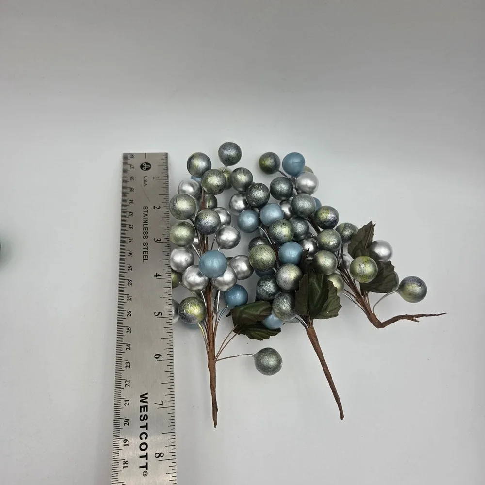 Vintage Lots of Mixed Mercury Glass Pick Red, Green, Blue, Silver